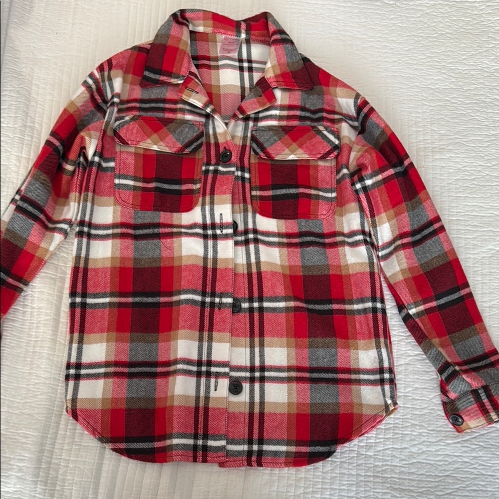 Women’s Plaid Jacket - Red and Black
